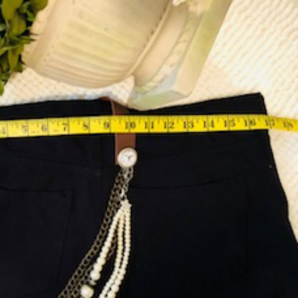 Liz Claiborne Black Ponte Ankle Pants Size 14